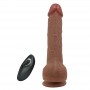 PRETTY LOVE TOMMY VIBRADOR REALiSTICO CON EMPUJE MARRoN OSCURO CONTROL REMOTO