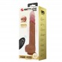 PRETTY LOVE TOMMY VIBRADOR REALiSTICO CON EMPUJE MARRoN OSCURO CONTROL REMOTO