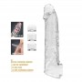 PRETTY LOVE FUNDA EXTENSORA PARA PENE AJUSTABLE 26 CM Ø 4 CM COLOR TRANSPARENTE