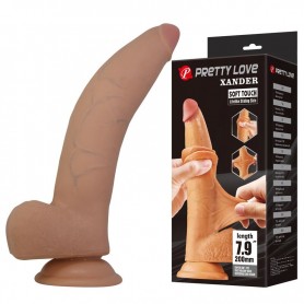 PRETTY LOVE XANDER DILDO REALiSTICO 20 CM Ø 5 CM COLOR NATURAL