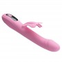 PRETTY LOVE BELLA VIBRADOR RABBIT CON ESTIMULACIoN MARIPOSA Y LED ROSA