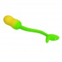 PRETTY LOVE HUEVO VIBRADOR PULSEN CONTROL APP 12 FUNCIONES RECARGABLE USB VERDE AMARILLO