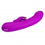 PRETTY LOVE MONICA VIBRADOR DOBLE ESTIMULACIoN PARA PUNTO G Y CLiTORIS RECARGABLE MORADO