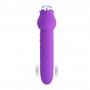 PRETTY LOVE DANNELL VIBRADOR CON ESTIMULACIoN ORAL Y CLITORAL RECARGABLE MORADO