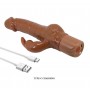 PRETTY LOVE ELLISON VIBRADOR RABBIT REALiSTICO 226 CM Ø 42 CM COLOR MARRoN