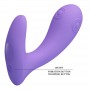 PRETTY LOVE ANDROMEDA VIBRADOR DE DOBLE ESTIMULACIoN RECARGABLE MORADO