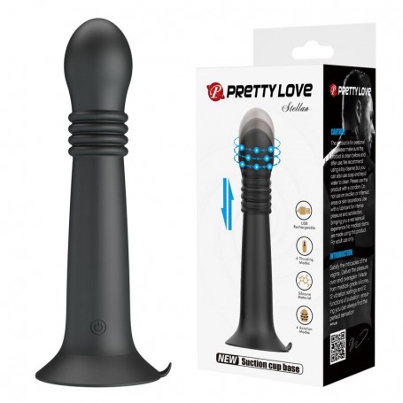 PRETTY LOVE STELLA MASAJEADOR ROTATIVO Y DE EMPUJE RECARGABLE USB