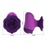 PRETTY LOVE ESTIMULADOR DE CLiTORIS 7 MODOS RECARGABLE FORMA ROSA MORADA