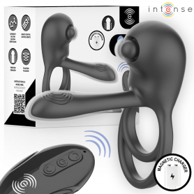 INTENSE SPIKE ANILLO VIBRADOR PARA PENE CON CONTROL REMOTO
