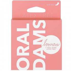 LOOVARA ORAL DAMS BARRERAS ORALES SIN LaTEX 3 UDS
