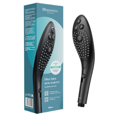 WOMANIZER WAVE CABEZAL DE DUCHA ESTIMULADOR DE CLITORiS NEGRO
