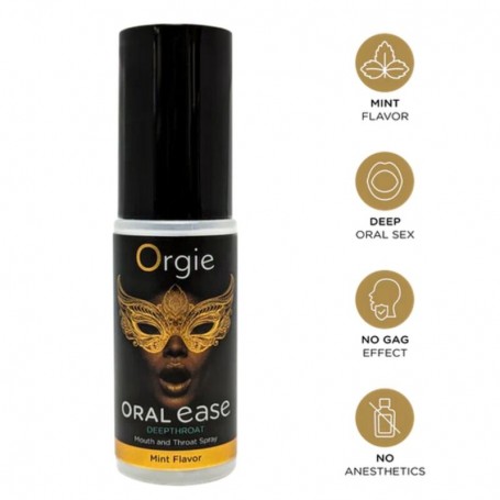 ORGIE ORAL EASE SPRAY BUCAL Y GARGANTA SABOR MENTA 50 ML