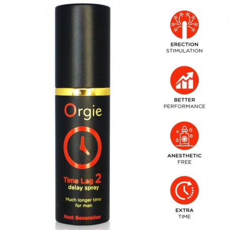ORGIE TIME LAG 2 SPRAY RETARDANTE SIN ANESTeSICOS 10 ML