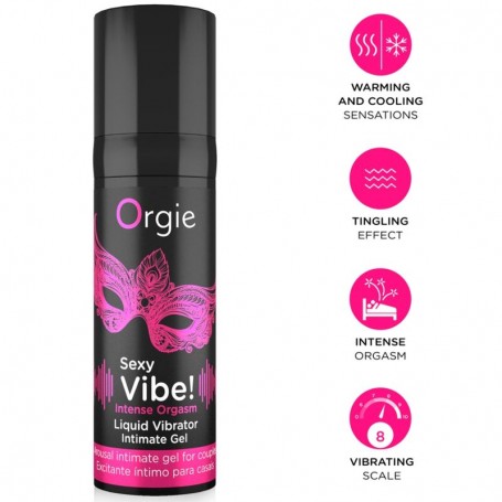 ORGIE SEXY VIBE INTENSE ORGASM GEL iNTIMO MULTISENSACIoN 15 ML