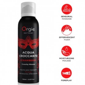 ORGIE ACQUA CROCCANTE ESPUMA CRUJIENTE FRESA PARA MASAJE 150 ML