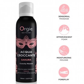 ORGIE ACQUA CROCCANTE ESPUMA CRUJIENTE SAKURA PARA MASAJE 150 ML
