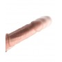 KING COCK PLUS THRUSTING COCK PRO DILDO DE SILICONA CON EMPUJE VIBRACIoN Y CALOR LIGHT 127 CM