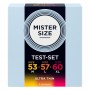 MISTER SIZE PACK MUESTRA PRESERVATIVOS TALLA 53 57 60 MM 3 UNIDADES