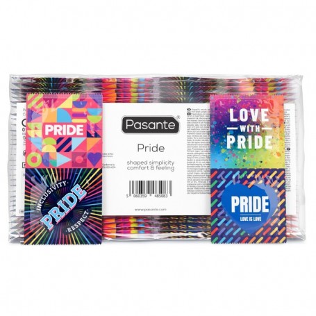 PASANTE FORMATO PRIDE 144 PACK PRESERVATIVOS BOLSA