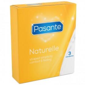 PASANTE PRESERVATVOS GAMA NATURELLE 3 UNIDADES