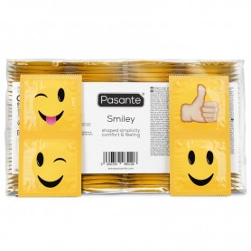 PASANTE PRESERVATIVOS SMILEY BOLSA 144 UNIDADES