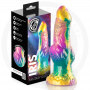EPIC IRIS DILDO CON TESTiCULOS ARCOiRIS DE PLACER