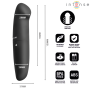 INTENSE PHIL VIBRADOR PUNTO G NEGRO 13 CM