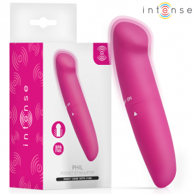INTENSE PHIL VIBRADOR PUNTO G ROSA 13 CM