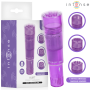 INTENSE KURT MINI MASAJEADOR CON 4 CABEZALES INTERCAMBIABLES LILA