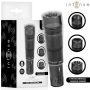 INTENSE KURT MINI MASAJEADOR CON 4 CABEZALES INTERCAMBIABLES NEGRO