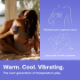 WE VIBE TEMP VIBRADOR CON FUNCIoN DE CALOR Y FRiO AZUL LAVANDA