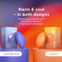 WE VIBE TEMP VIBRADOR CON FUNCIoN DE CALOR Y FRiO AZUL LAVANDA