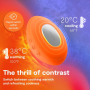 WE VIBE TEMP VIBRADOR CON FUNCIoN DE CALOR Y FRiO MANDARINA