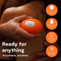 WE VIBE TEMP VIBRADOR CON FUNCIoN DE CALOR Y FRiO MANDARINA