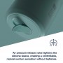 ARCWAVE POW MASTURBADOR MANUAL CON CONTROL DE SUCCIoN COLOR MENTA