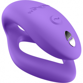WE VIBE SYNC O VIBRADOR PARA PAREJAS CON ESTIMULACIoN ENVOLVENTE PuRPURA CLARO
