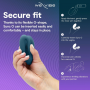 WE VIBE SYNC 2 VIBRADOR AJUSTABLE PARA PAREJAS VERDE TERCIOPELO