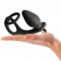 ROCKS OFF RO ZEN ESTIMULADOR PROSTaTICO VIBRADOR CON DOBLE ANILLO 7 VELOCIDADES NEGRO