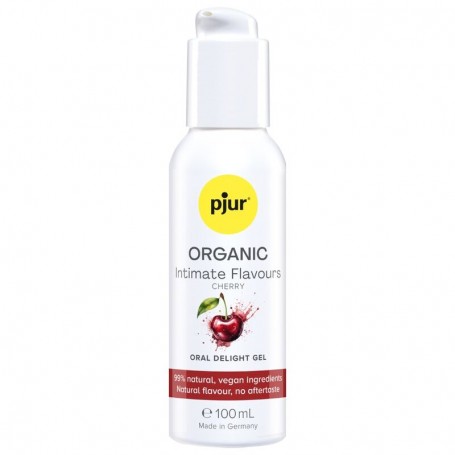 PJUR ORGANIC INTIMATE FLAVOURS GEL iNTIMO ORAL SABOR CEREZA 100 ML