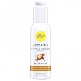 PJUR ORGANIC INTIMATE FLAVOURS GEL iNTIMO ORAL SABOR CARAMELO 100 ML