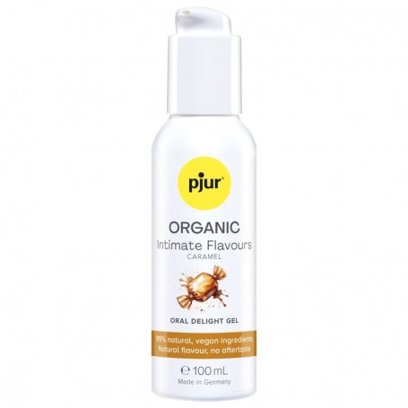 PJUR ORGANIC INTIMATE FLAVOURS GEL iNTIMO ORAL SABOR CARAMELO 100 ML