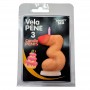 DIABLO PICANTE VELA PENE EN FORMA DE NuMERO 3 COLOR CARNE