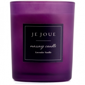 JE JOUE MASSAGE CANDLE VELA DE MASAJE LAVANDA Y VAINILLA 160 G