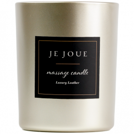 JE JOUE LUXURY LEATHER VELA DE MASAJE CON ACEITE CALIENTE AROMA CUERO 160 G