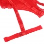 SUBBLIME TEDDY CON LIGUERO DETALLE TIRAS PECHO ROJO S M