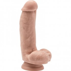 GET REAL DILDO 12 CM CON TESTiCULOS NATURAL