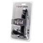 GET REAL DILDO 18 CM CON TESTiCULOS NEGRO