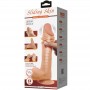 PRETTY LOVE SLIDING SKIN SERIES DILDO REALiSTICO CON VENTOSA PIEL DESLIZANTE CONTROL REMOTO NATURAL 24 CM