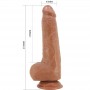 PRETTY LOVE DRACO DILDO REALiSTICO 23 CM MODELO 2 NATURAL