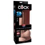 KING COCK DILDO TRIPLE DENSIDAD 19 CM